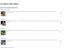 Tablet Screenshot of eldulcedelsaber.blogspot.com