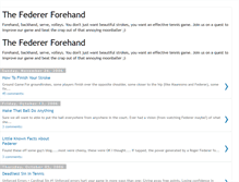 Tablet Screenshot of federerforehand.blogspot.com
