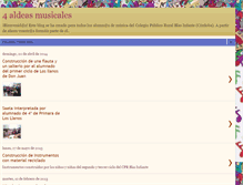 Tablet Screenshot of 4aldeasmusicales.blogspot.com