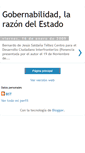 Mobile Screenshot of gobernabilidadlarazondelestado.blogspot.com