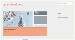 Desktop Screenshot of inpromisedland.blogspot.com