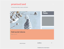 Tablet Screenshot of inpromisedland.blogspot.com