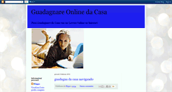 Desktop Screenshot of guadagnareonlinedacasa.blogspot.com