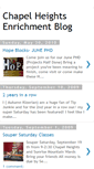 Mobile Screenshot of chapelheightsenrichment.blogspot.com