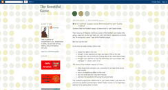 Desktop Screenshot of football-thebeautifulgame.blogspot.com