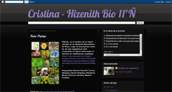 Desktop Screenshot of cristiinahizenithbio11.blogspot.com