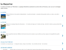 Tablet Screenshot of leblogdelamazarine.blogspot.com