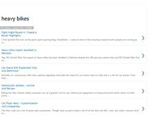 Tablet Screenshot of heavybikespk.blogspot.com