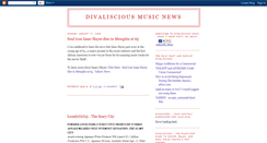 Desktop Screenshot of divaliscious-musicnews.blogspot.com