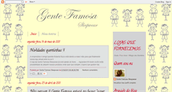 Desktop Screenshot of gentefamosasleepwear.blogspot.com