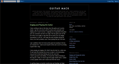 Desktop Screenshot of guitarmack.blogspot.com