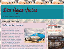 Tablet Screenshot of dosviejoschotos.blogspot.com