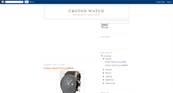 Desktop Screenshot of croton-watches.blogspot.com