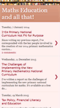 Mobile Screenshot of mathseducationandallthat.blogspot.com