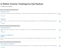 Tablet Screenshot of 6flokkur.blogspot.com