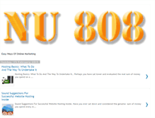 Tablet Screenshot of nu808.blogspot.com