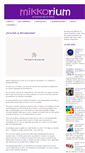Mobile Screenshot of mikkorium.blogspot.com