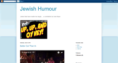 Desktop Screenshot of jewhumor.blogspot.com