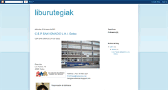 Desktop Screenshot of liburuacex.blogspot.com