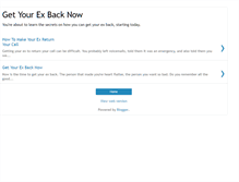 Tablet Screenshot of i-want-my-ex-back-now.blogspot.com