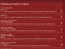 Tablet Screenshot of historiaunioncalera.blogspot.com