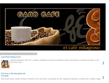 Tablet Screenshot of ganocafeexcel.blogspot.com