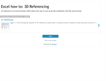 Tablet Screenshot of excel3dreferencing.blogspot.com