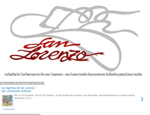 Tablet Screenshot of danzantesdesanlorenzo.blogspot.com