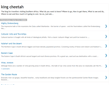 Tablet Screenshot of kingcheetahs.blogspot.com