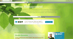 Desktop Screenshot of managing-stress-strain.blogspot.com
