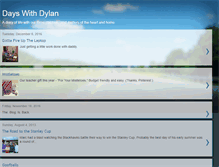Tablet Screenshot of dayswithdylan.blogspot.com
