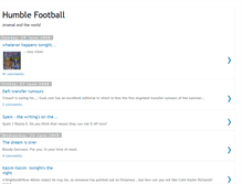 Tablet Screenshot of humblefootball.blogspot.com