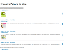 Tablet Screenshot of encontropalavradevida.blogspot.com