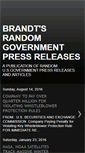 Mobile Screenshot of brandtsrandomgovernmentpressreleases.blogspot.com