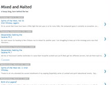 Tablet Screenshot of mixedandmalted.blogspot.com