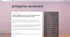 Desktop Screenshot of philippines-annulment.blogspot.com