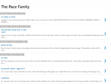 Tablet Screenshot of pacefam.blogspot.com