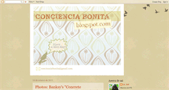 Desktop Screenshot of concienciabonita.blogspot.com