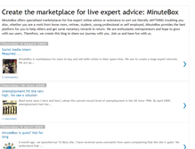 Tablet Screenshot of minutebox.blogspot.com
