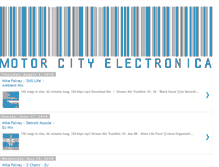 Tablet Screenshot of motorcityelectronica.blogspot.com