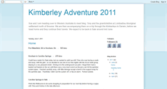 Desktop Screenshot of kimberleyadventure2011.blogspot.com