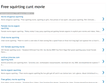 Tablet Screenshot of freesquirtingcuntmovie.blogspot.com