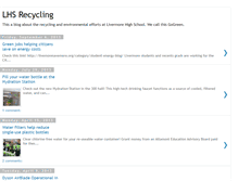 Tablet Screenshot of lhsrecycling.blogspot.com