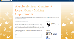 Desktop Screenshot of absolutelyfreecash.blogspot.com