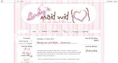 Desktop Screenshot of lindysmaidwidluv.blogspot.com