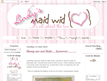 Tablet Screenshot of lindysmaidwidluv.blogspot.com