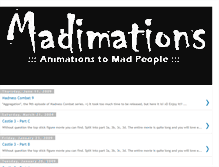 Tablet Screenshot of madimations.blogspot.com