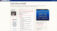Desktop Screenshot of irishdancestuff.blogspot.com