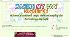 Desktop Screenshot of makingthedaybrighter.blogspot.com