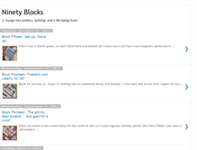 Tablet Screenshot of ninetyblocks.blogspot.com